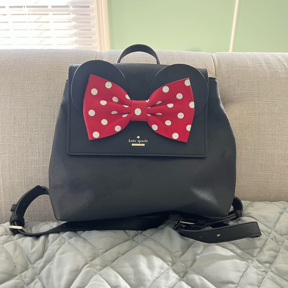 Adorable Minnie Mouse Kate Spade Small backpack. Like new condition